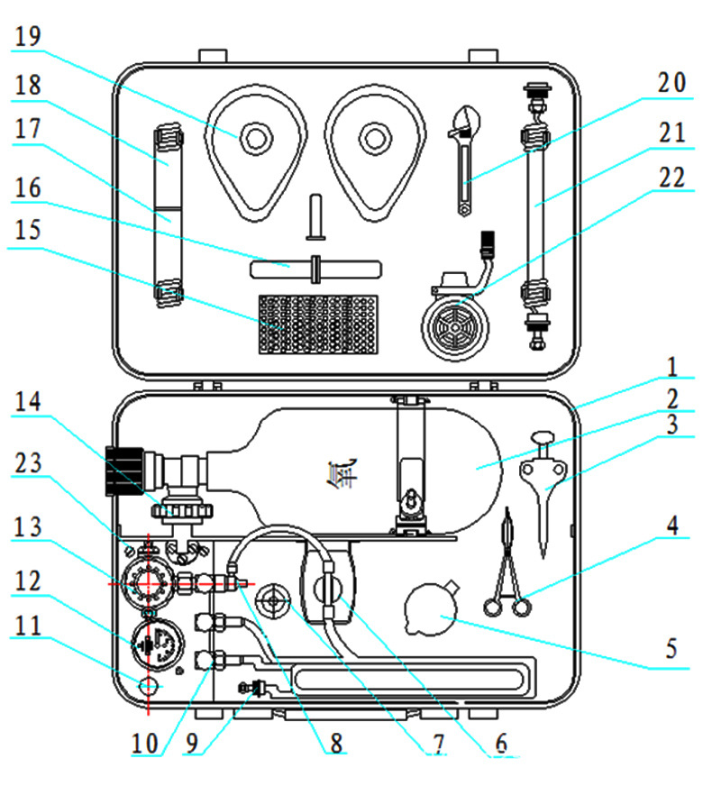 煤矿便携式自动苏生器 MZS-30矿用自救器 心肺复苏器 紧急吸氧装